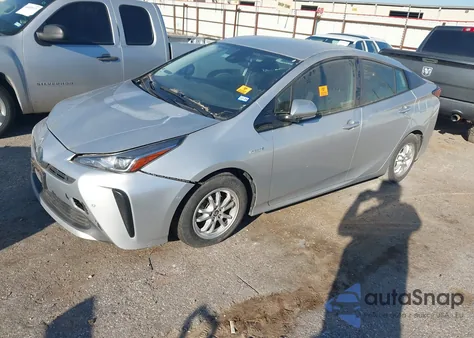 2019 Toyota Prius Le z USA, uszkodzony, nr VIN JTDKARFU9K3082509